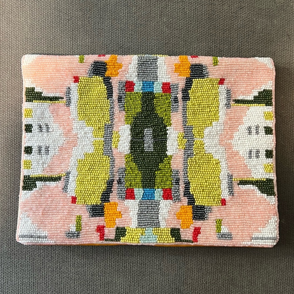 NWT Beaded Clutch